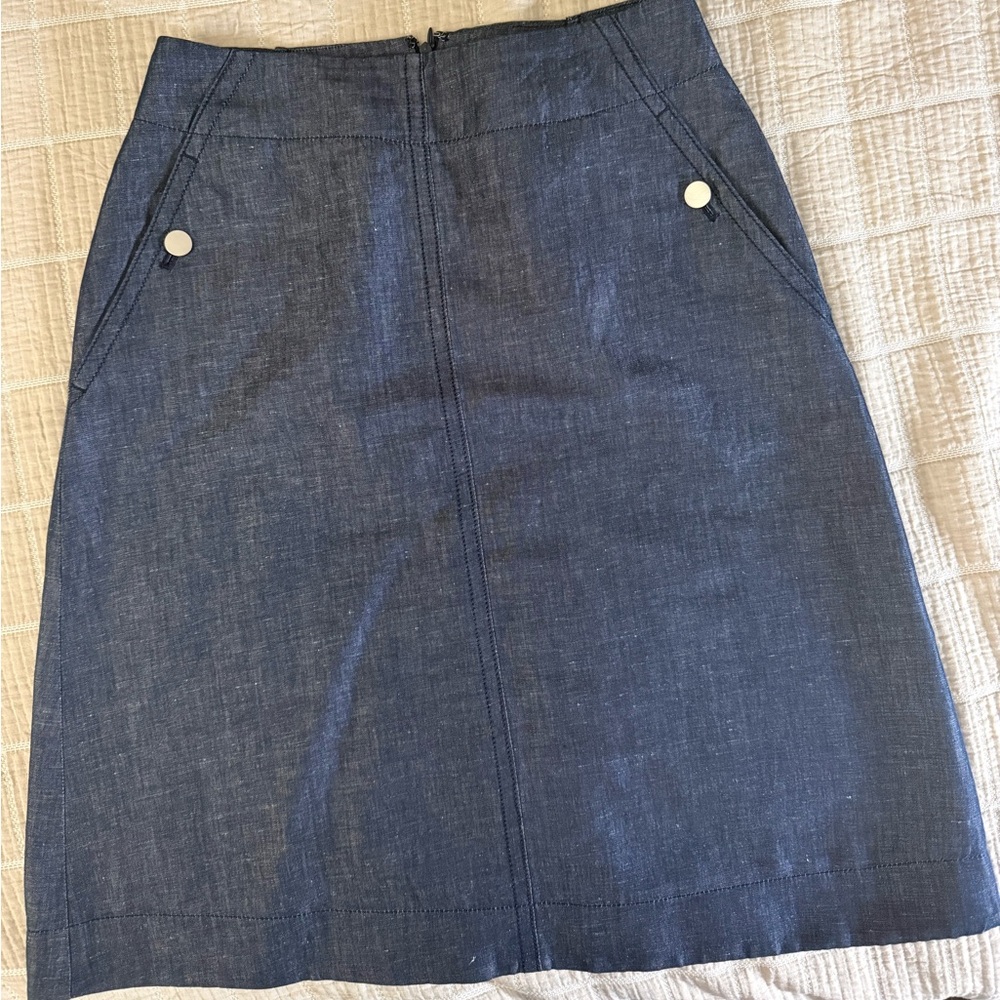 Ann Taylor chambray Skirt